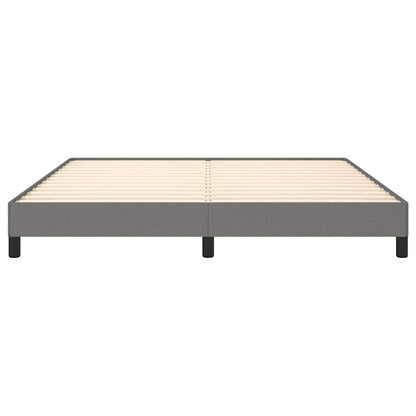 Giroletto senza Materasso Grigio Scuro 160x200 cm Tessuto