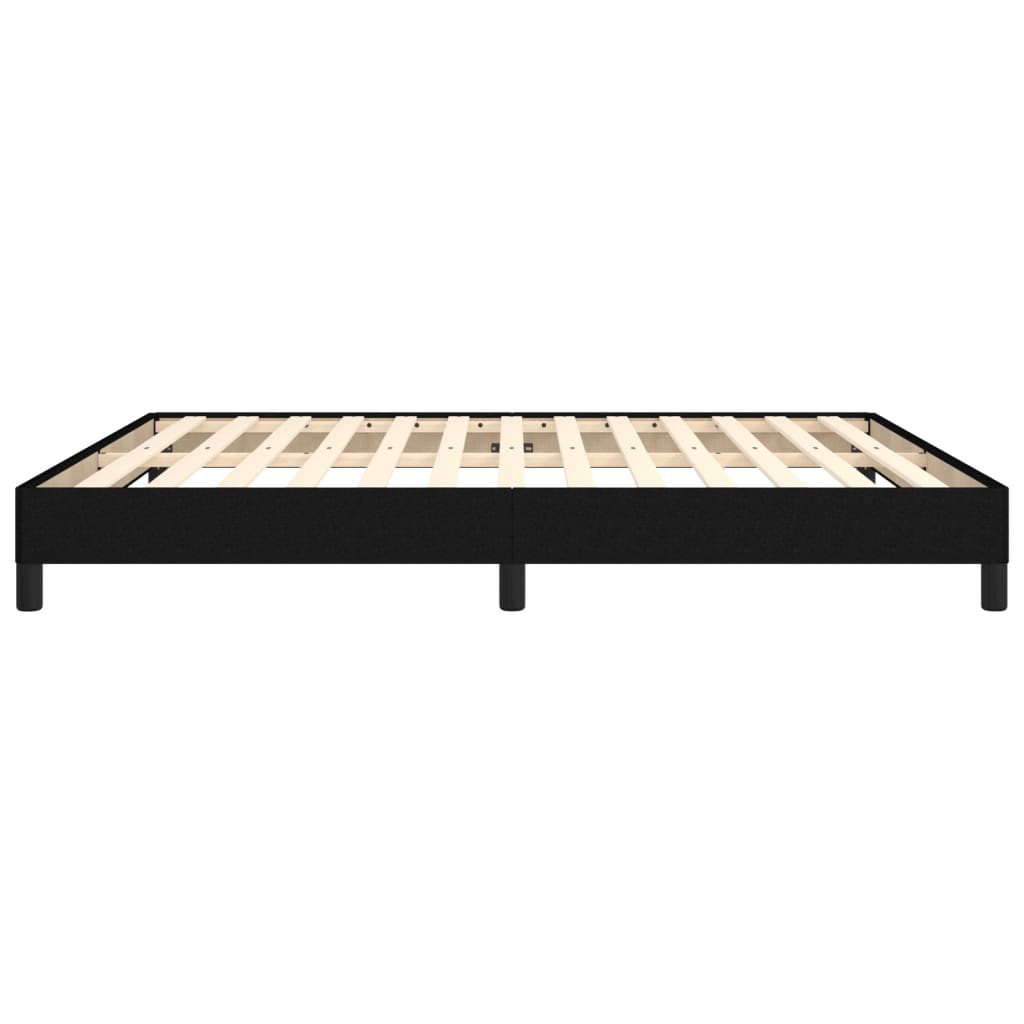 Giroletto senza Materasso Nero 160x200 cm in Tessuto - homemem39