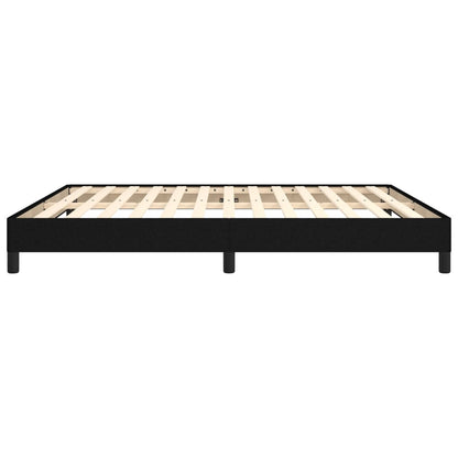 Giroletto senza Materasso Nero 160x200 cm in Tessuto - homemem39