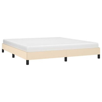 Giroletto senza Materasso Crema 160x200 cm in Tessuto
