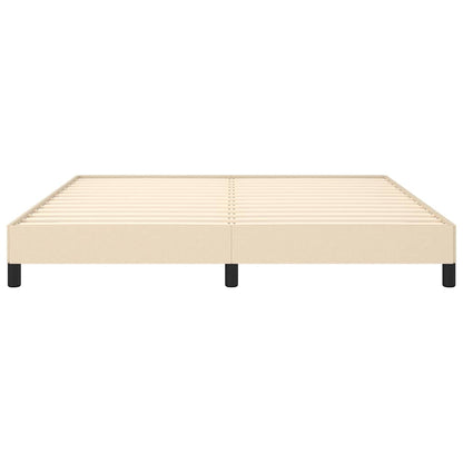 Giroletto senza Materasso Crema 160x200 cm in Tessuto
