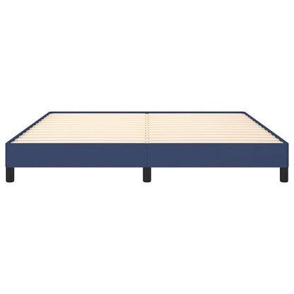 Giroletto senza Materasso Blu 160x200 cm in Tessuto