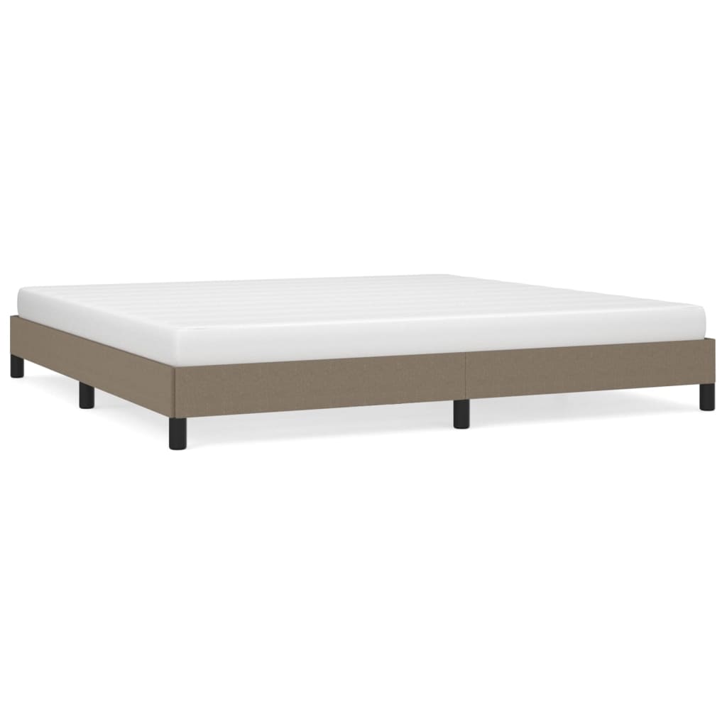 Tortora bed frame 200x200 cm in fabric