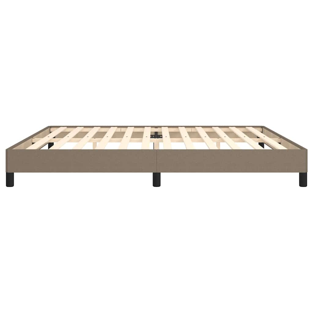 Giroletto senza Materasso Tortora 200x200 cm in Tessuto