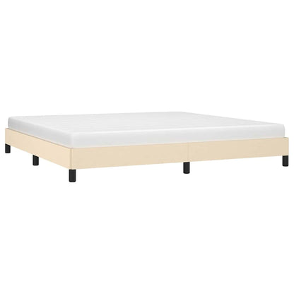 Giroletto senza Materasso Crema 200x200 cm in Tessuto