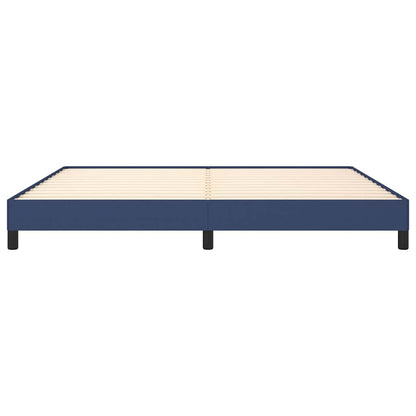 Giroletto senza Materasso Blu 200x200 cm in Tessuto