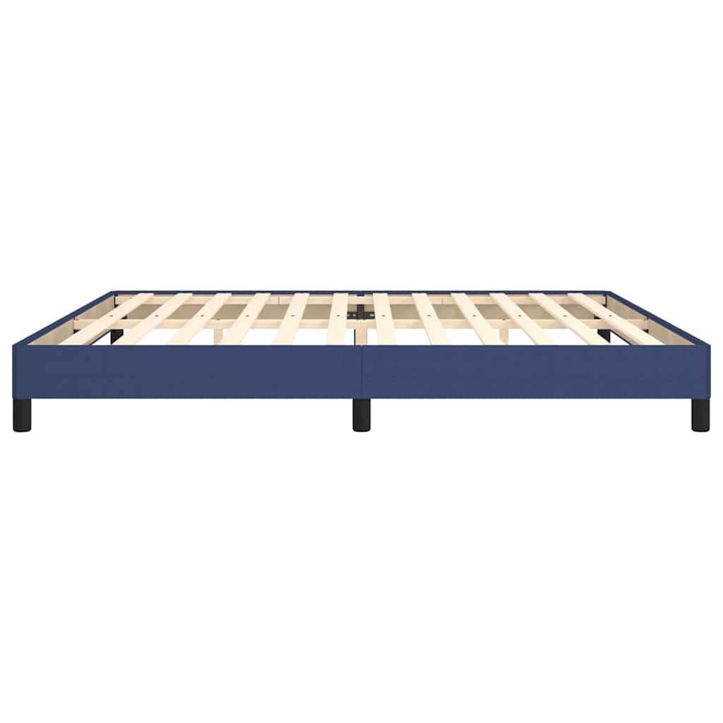 Giroletto senza Materasso Blu 200x200 cm in Tessuto