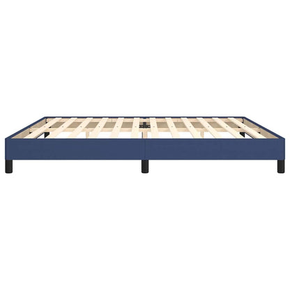 Giroletto senza Materasso Blu 200x200 cm in Tessuto