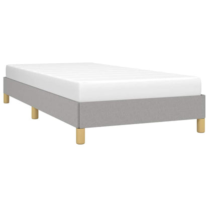 Giroletto senza Materasso Grigio Chiaro 80x200 cm Tessuto