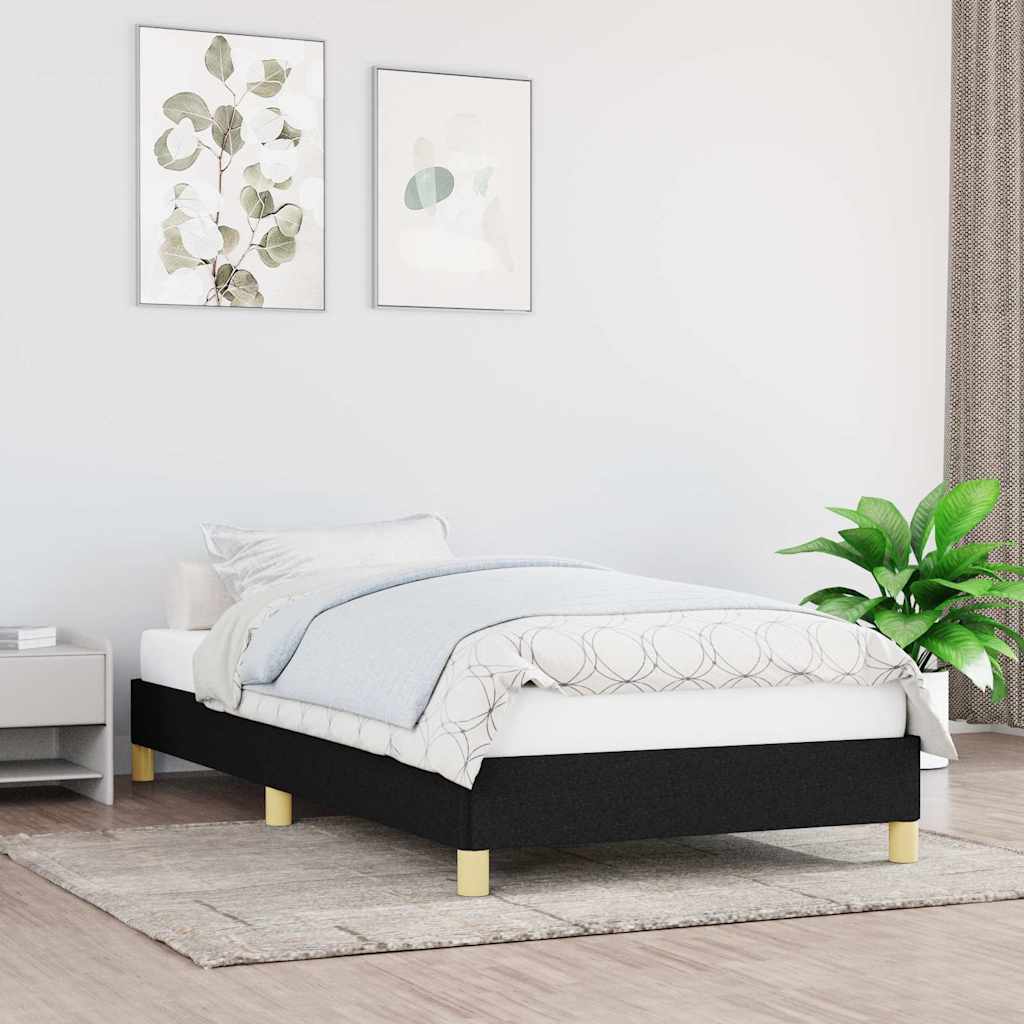 Giroletto senza Materasso Nero 80x200 cm Tessuto