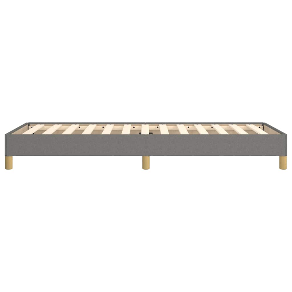Giroletto senza Materasso Grigio Scuro 90x190 cm Tessuto