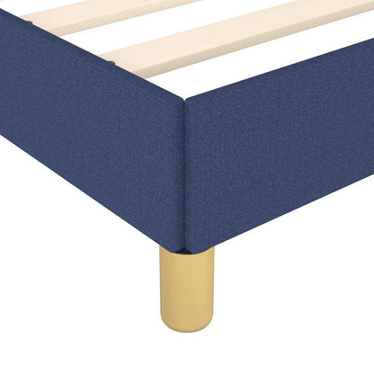 Giroletto senza Materasso Blu 90x190 cm in Tessuto