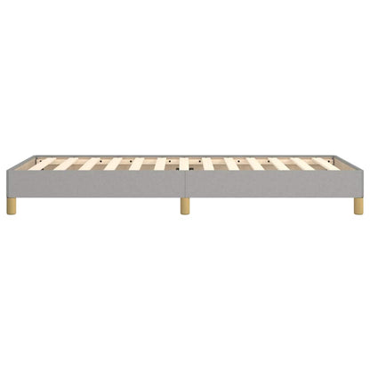 Giroletto senza Materasso Grigio Chiaro 90x200 cm Tessuto