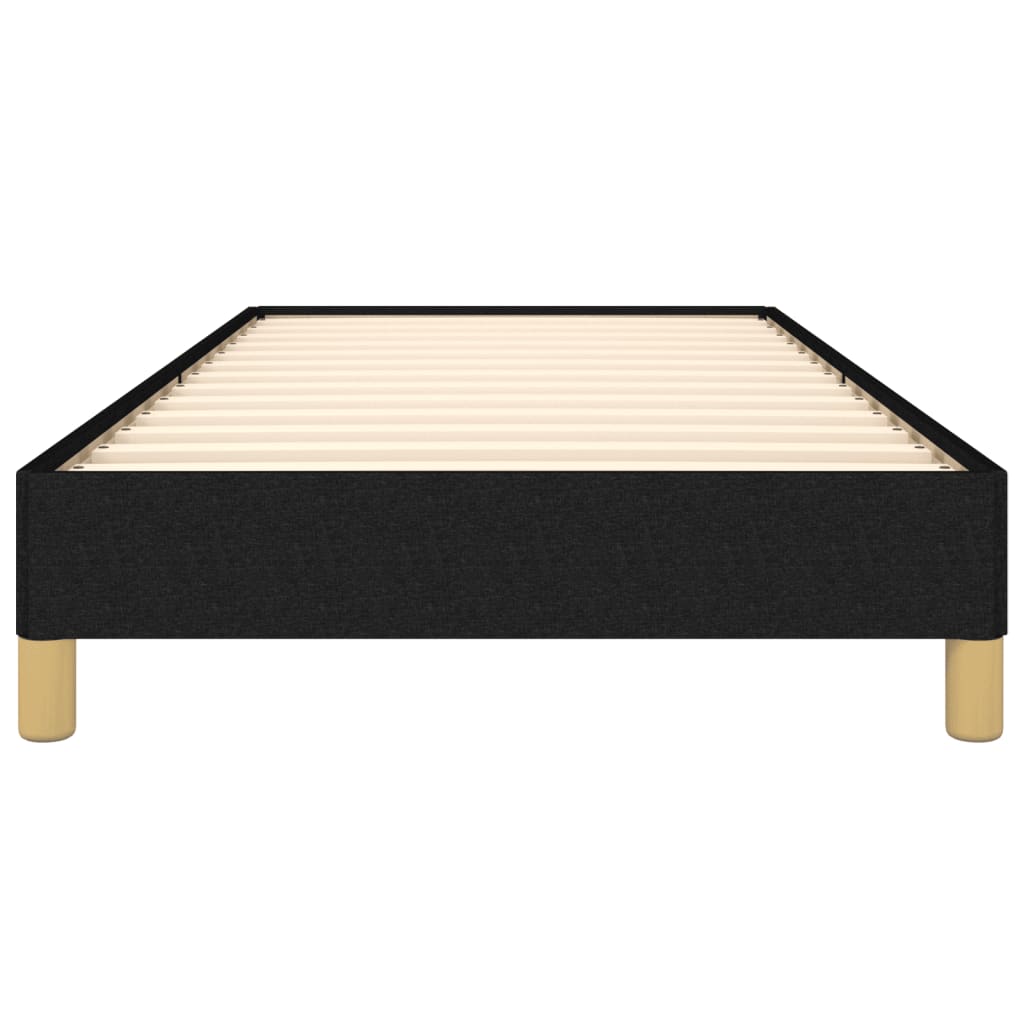 Giroletto senza Materasso Nero 90x200 cm in Tessuto | homemem39