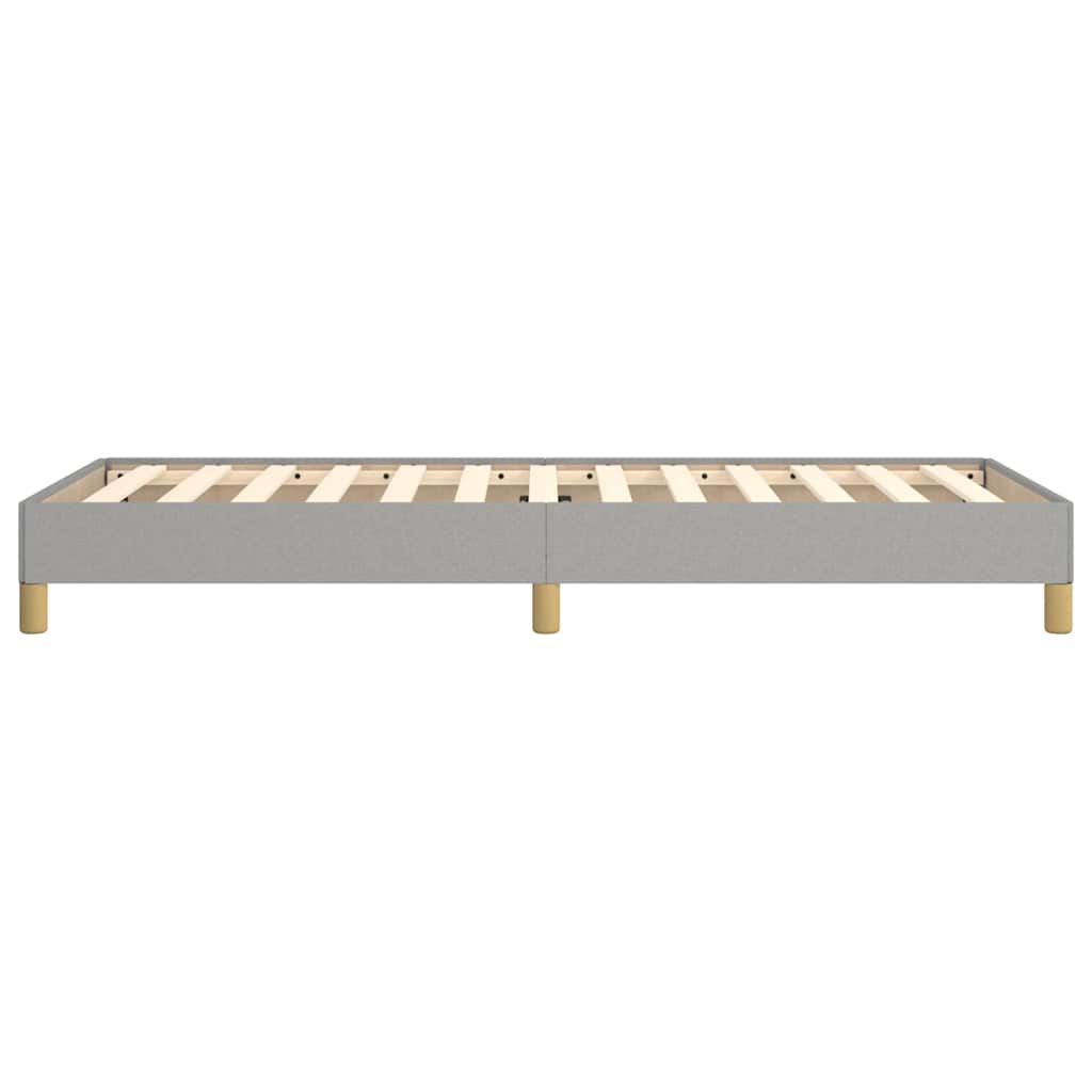 Giroletto senza Materasso Grigio Chiaro 100x200 cm Tessuto