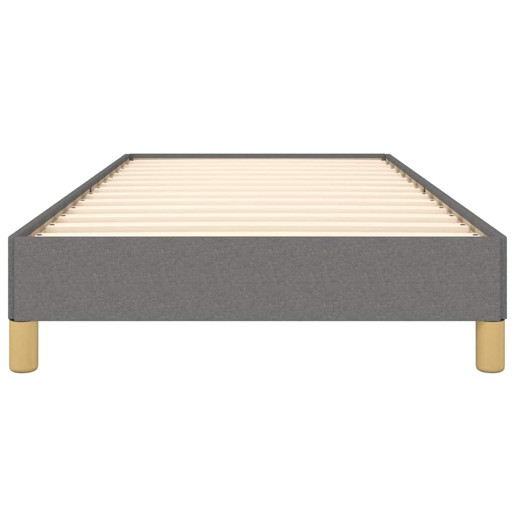 Giroletto senza Materasso Grigio Scuro 100x200 cm Tessuto