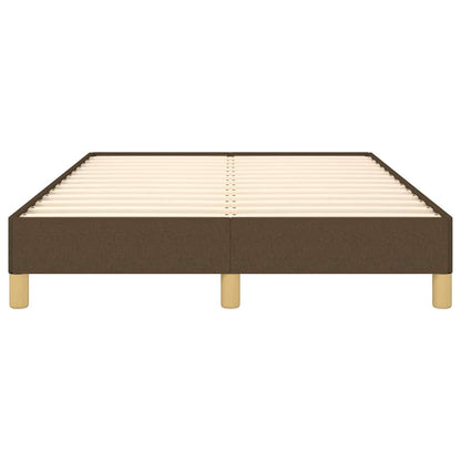 Giroletto senza Materasso Marrone Scuro 120x200 cm Tessuto