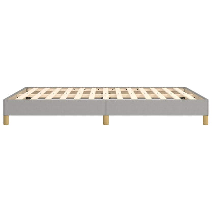 Giroletto senza Materasso Grigio Chiaro 140x200 cm Tessuto