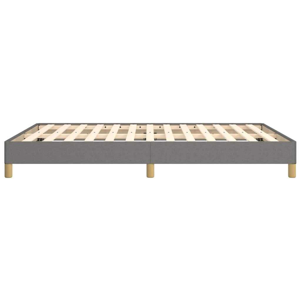 Giroletto senza Materasso Grigio Scuro 140x200 cm Tessuto