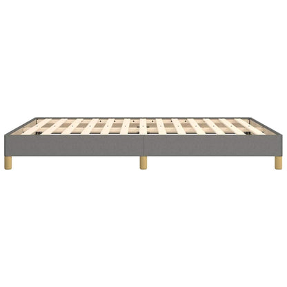 Giroletto senza Materasso Grigio Scuro 140x200 cm Tessuto