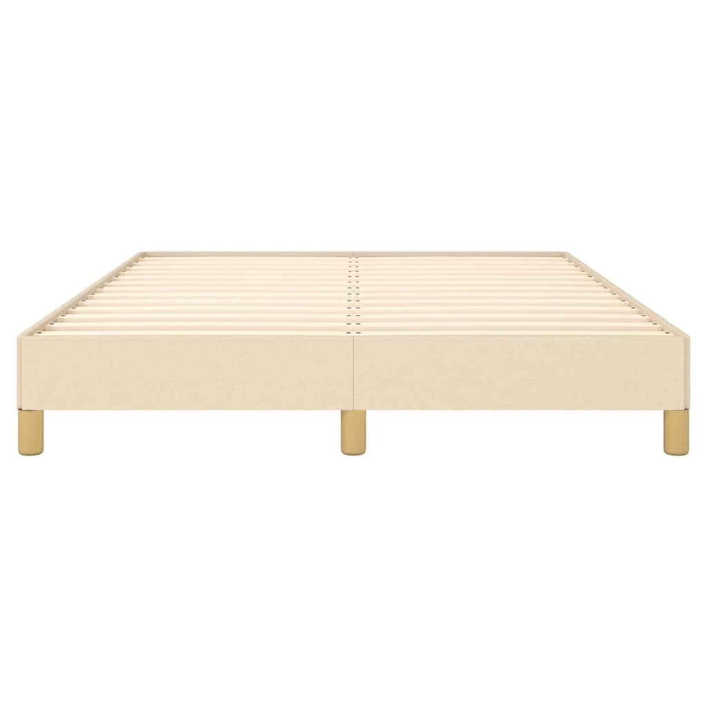 Giroletto senza Materasso Crema 140x200 cm in Tessuto