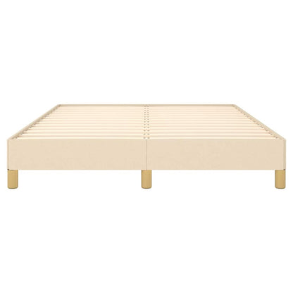 Giroletto senza Materasso Crema 140x200 cm in Tessuto