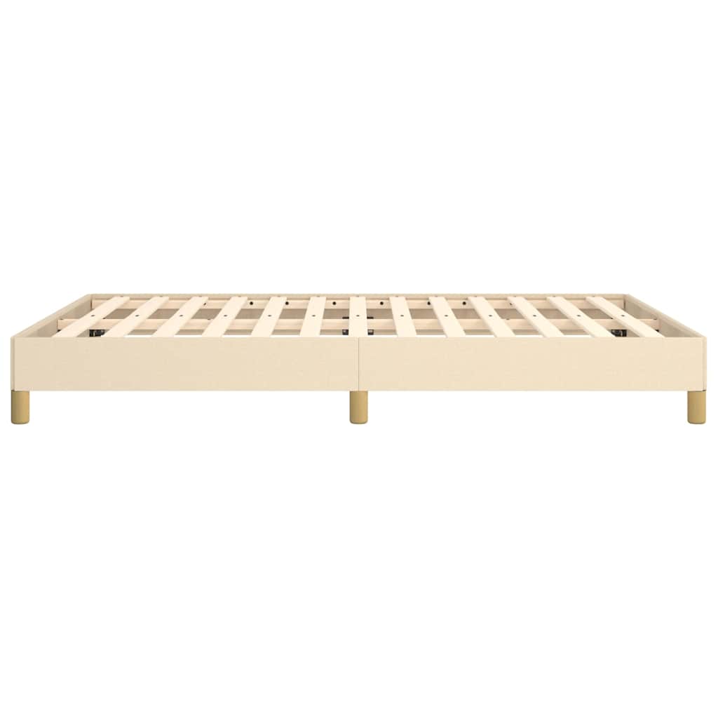 Giroletto senza Materasso Crema 140x200 cm in Tessuto