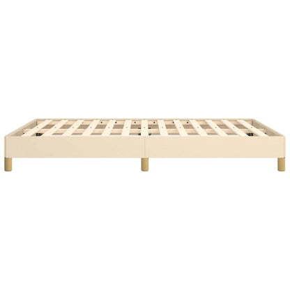 Giroletto senza Materasso Crema 140x200 cm in Tessuto