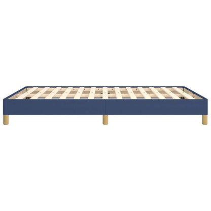 Giroletto senza Materasso Blu 140x200 cm in Tessuto