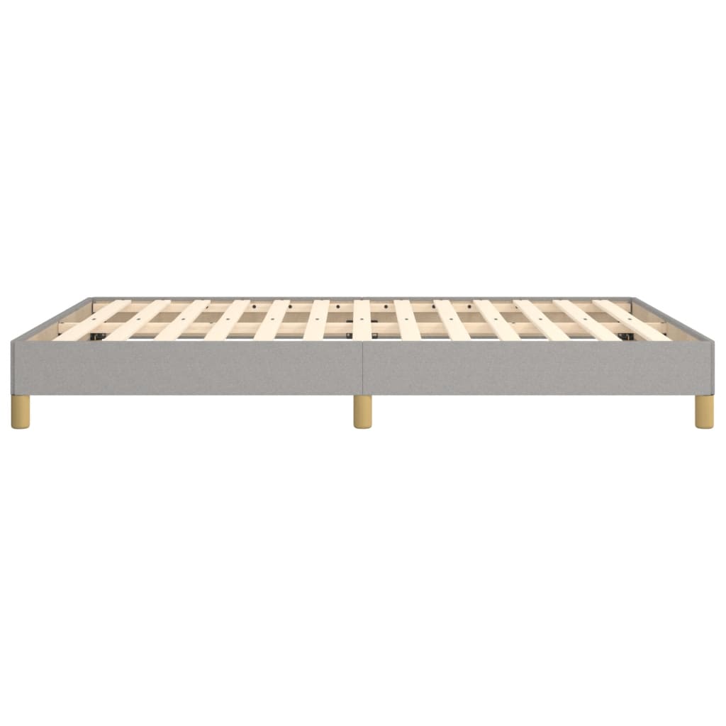 Giroletto senza Materasso Grigio Chiaro 160x200 cm Tessuto | homemem39