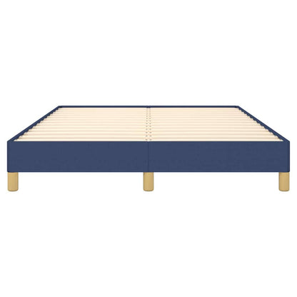 Giroletto senza Materasso Blu 160x200 cm in Tessuto