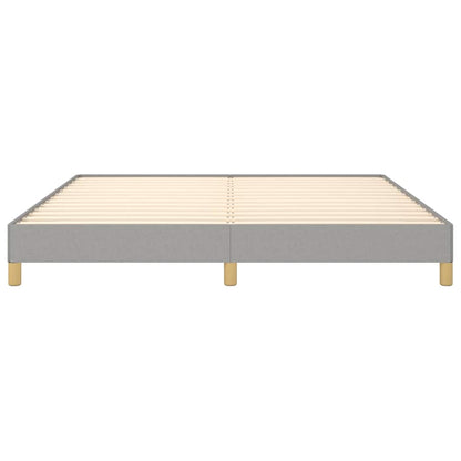 Giroletto senza Materasso Grigio Chiaro 180x200 cm Tessuto