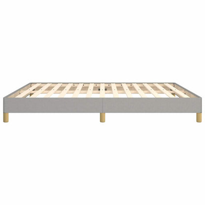 Giroletto senza Materasso Grigio Chiaro 180x200 cm Tessuto