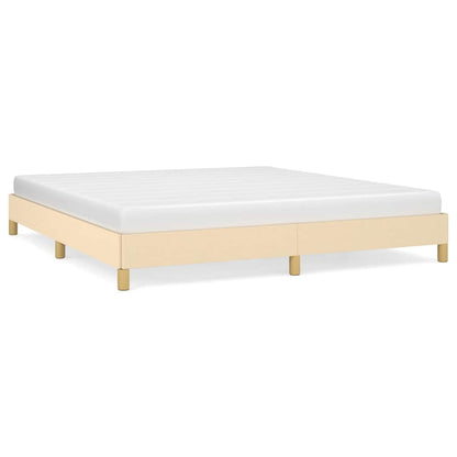 Giroletto senza Materasso Crema 180x200 cm in Tessuto