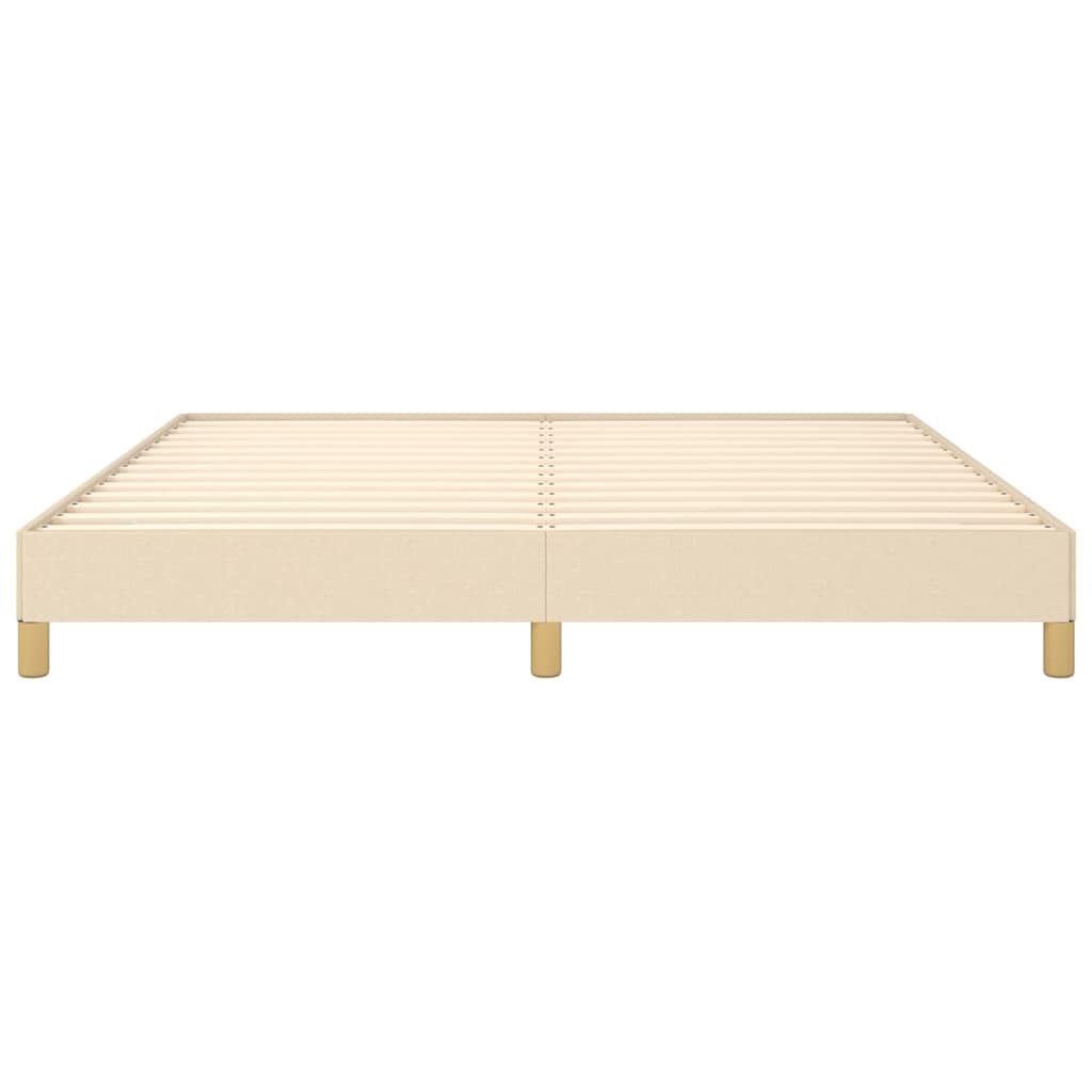 Giroletto senza Materasso Crema 180x200 cm in Tessuto