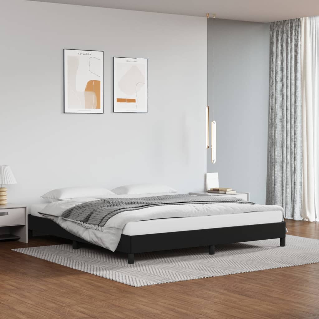 Giroletto Nero 180x200 cm in Similpelle | homemem39