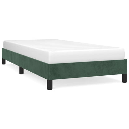 Giroletto senza Materasso Verde Scuro 80x200 cm in Velluto - homemem39