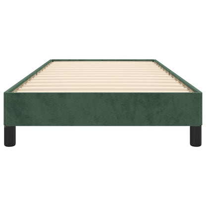 Giroletto senza Materasso Verde Scuro 90x190 cm in Velluto - homemem39