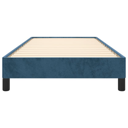 Giroletto senza Materasso Blu Scuro 100x200 cm in Velluto - homemem39