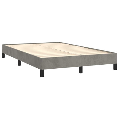 Giroletto senza Materasso Grigio Chiaro 120x200 cm Velluto | homemem39