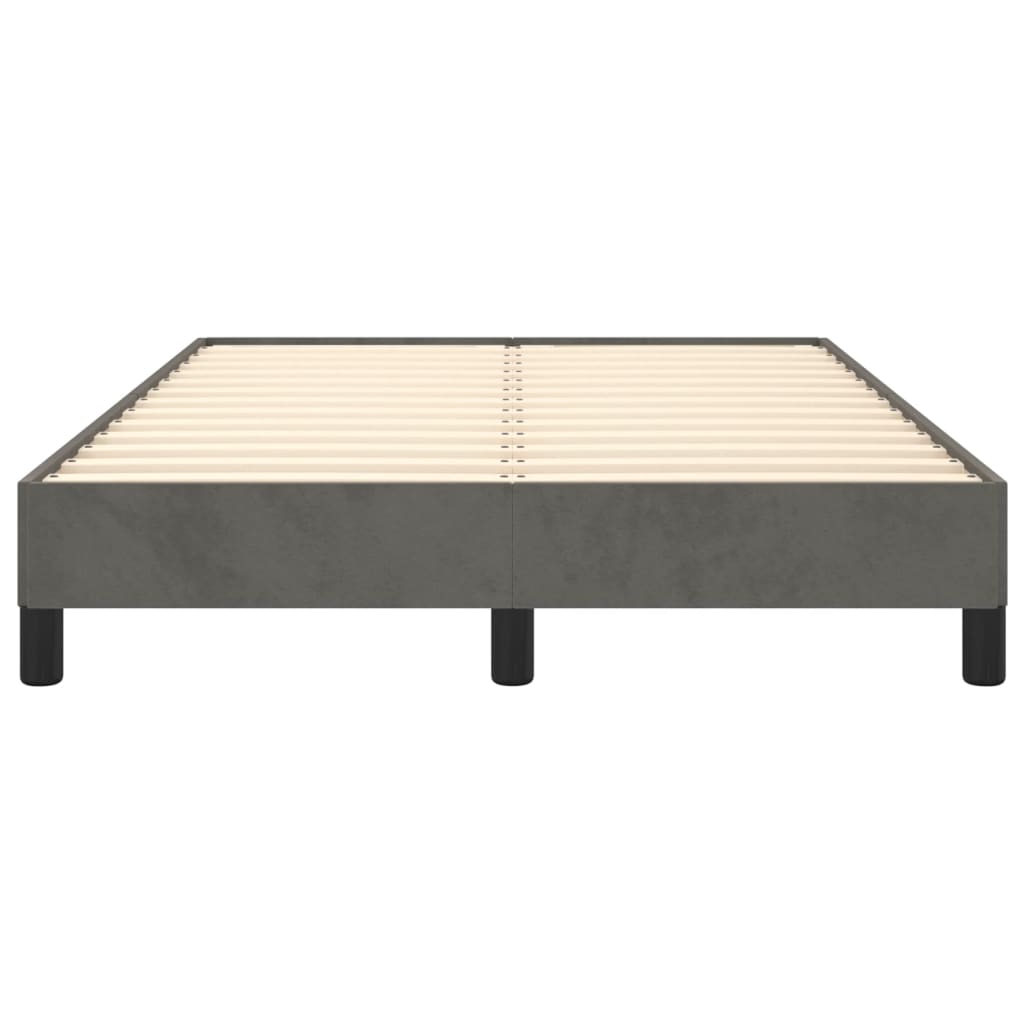 Giroletto senza Materasso Grigio Scuro 120x200 cm Velluto | homemem39