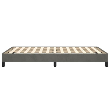 Giroletto senza Materasso Grigio Scuro 120x200 cm Velluto | homemem39