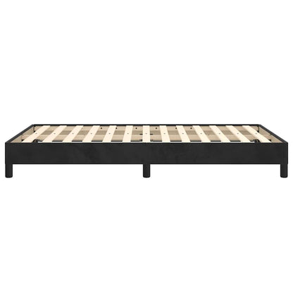Giroletto senza Materasso Nero 120x200 cm Velluto