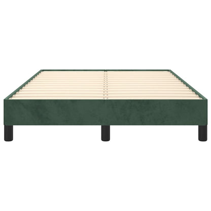 Giroletto senza Materasso Verde Scuro 120x200 cm in Velluto - homemem39