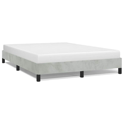Struttura letto senza Materasso Grigio Chiaro 137x190cm Velluto