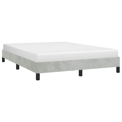 Struttura letto senza Materasso Grigio Chiaro 137x190cm Velluto