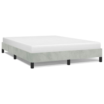 Struttura letto senza Materasso Grigio Chiaro 152x203 cm matrimoniale Velluto | homemem39
