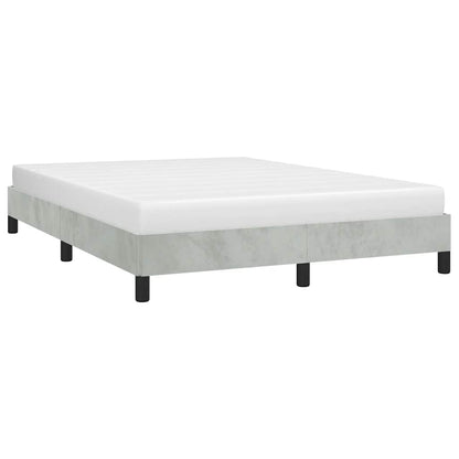 Struttura letto senza Materasso Grigio Chiaro 152x203 cm matrimoniale Velluto | homemem39
