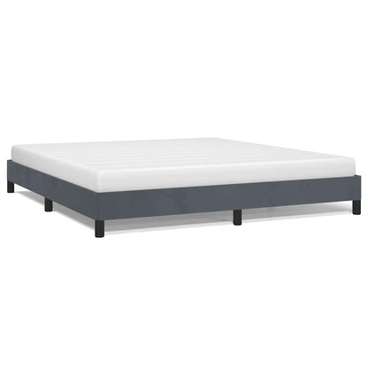 Struttura letto senza Materasso Grigio Scuro California King Velluto | homemem39