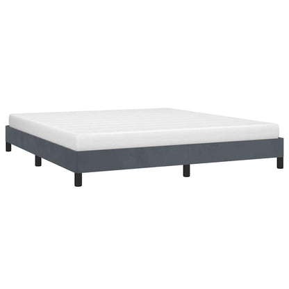Struttura letto senza Materasso Grigio Scuro California King Velluto | homemem39
